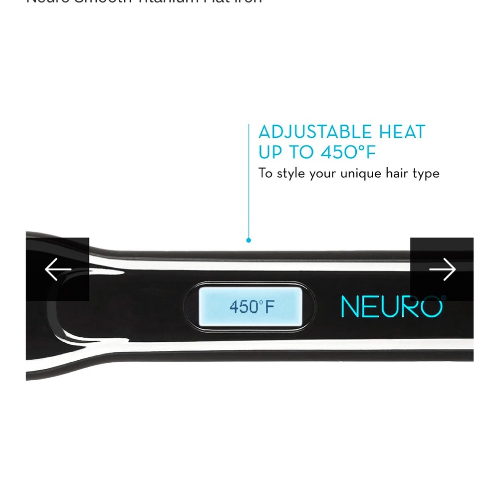 Black Wearable Device with Adjustable Heat and Digital Display